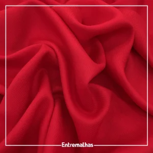 Tecido Viscose Sarjada - Vermelho Ref.:858814
