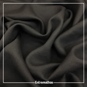 Tecido Viscose Sarjada - Preto Ref.:858814