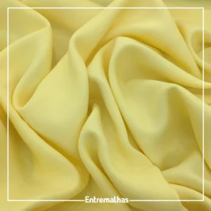 Tecido Viscose Sarjada - Amarelo Ref.:858814