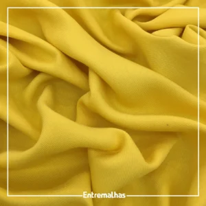 Tecido Viscose Sarjada - Amarelo Ref.:858814