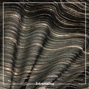 Tecido Malha Lure Plissada Eldrow - Dourado Ref.:859818