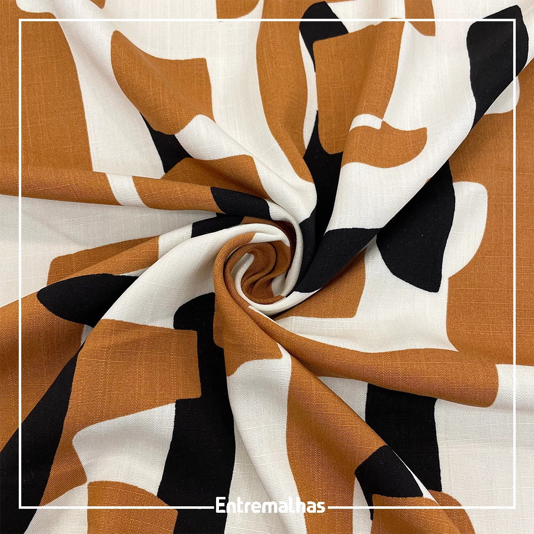 Tecido Viscose Estampada Ref.:859317