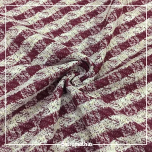 Tecido Tweed Chanel - Marsala 469 Ref.:859722