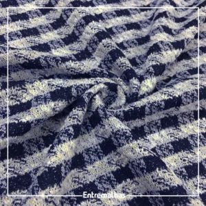 Tecido Tweed Chanel - Azul 975 Ref.:859722