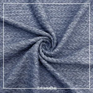 Malha Tricot Canela - Azul Ref.:330131