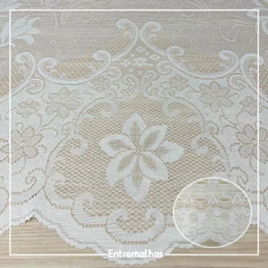 Tecido Cortina Renda Com Bando Ref.:206330