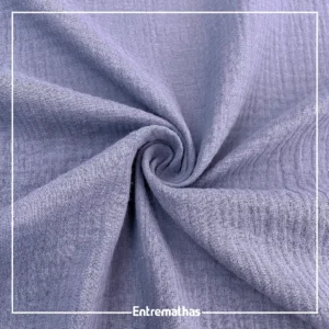 Tecido Cotton Double - Azul Ref.:859815