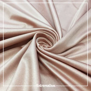 Tecido Lycra Cetim - Bege