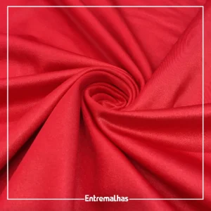 Tecido Lycra Cetim - Vermelho