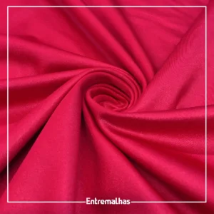 Tecido Lycra Cetim - Vermelho