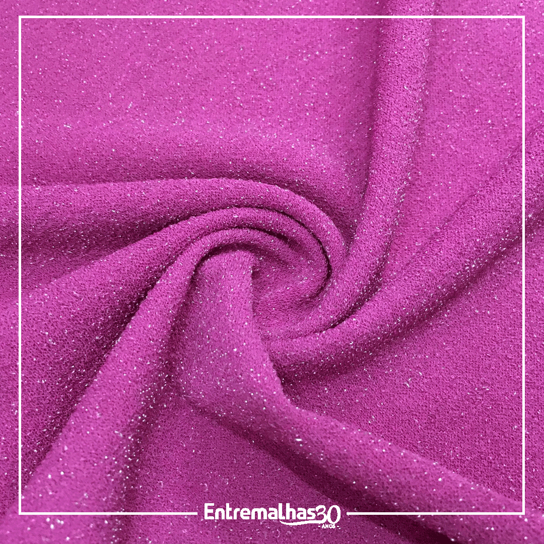 Malha Lurex Doris - Rosa Ref.:320830