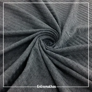 Malha Canelada Tracy - Cinza