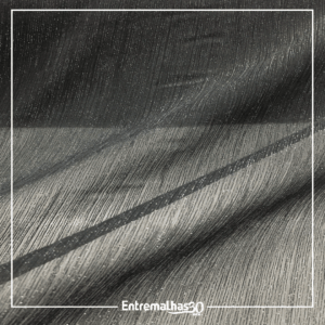 Tecido Crepe Chiffon Yoryu Lurex - Preto