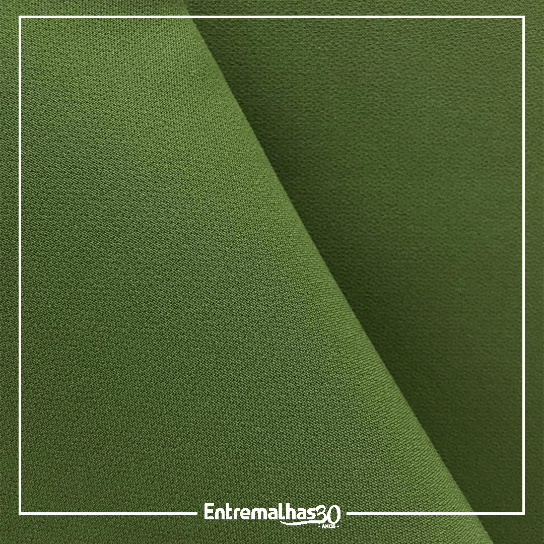Tecido Crepe Mousse - Verde