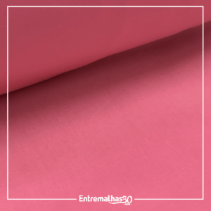 Tecido Lençol Percal 200 Fios Liso - Rosa