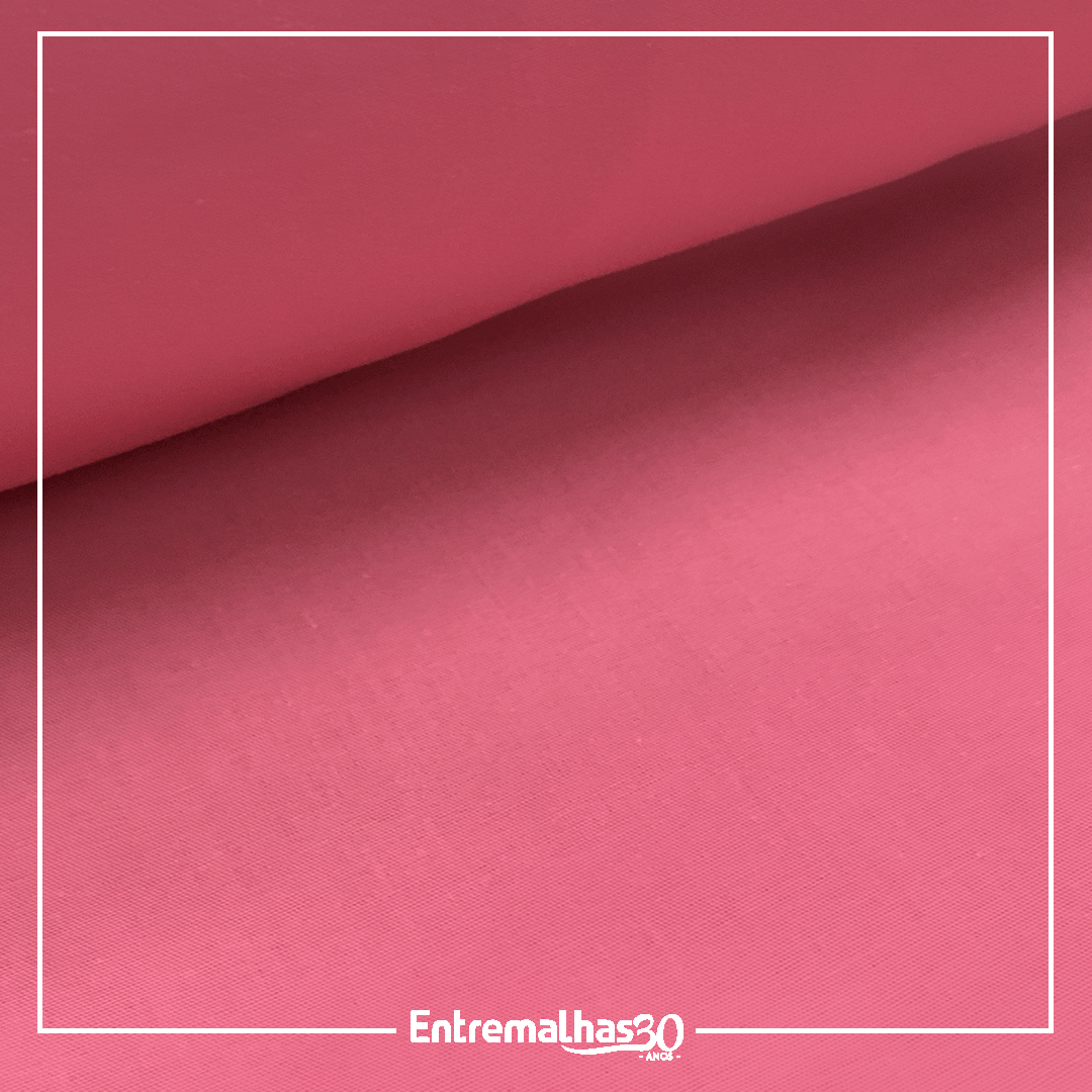 Tecido Lençol Percal 200 Fios Liso - Rosa Ref.: 858002