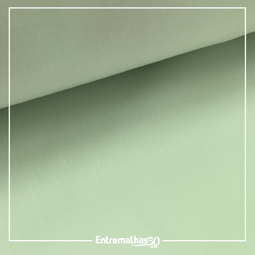 Tecido Lençol Percal 200 Fios Liso - Verde Ref.: 858002