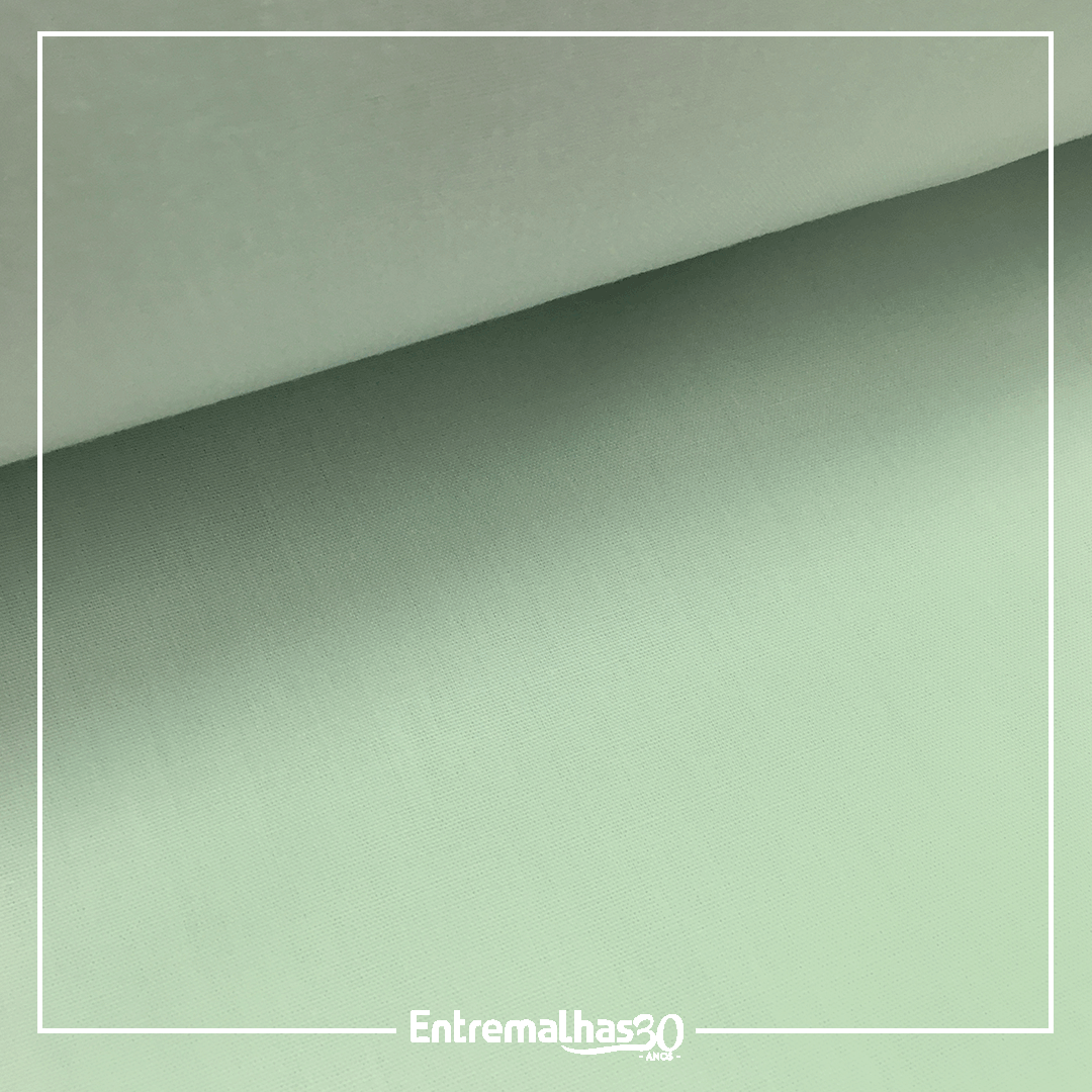 Tecido Lençol Percal 200 Fios Liso - Verde Ref.: 858002