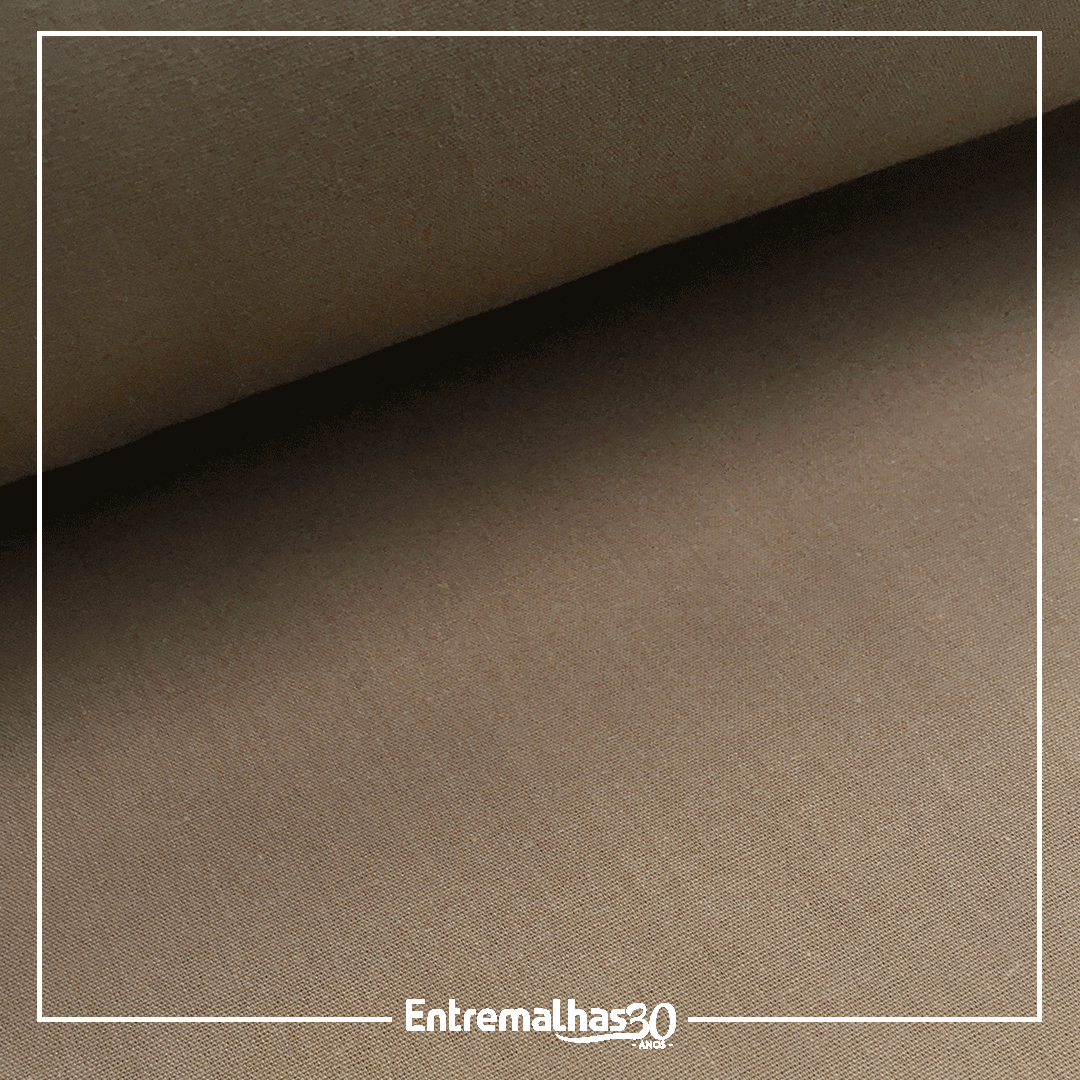 Tecido Lençol Percal 200 Fios Liso - Marrom Ref.: 858002