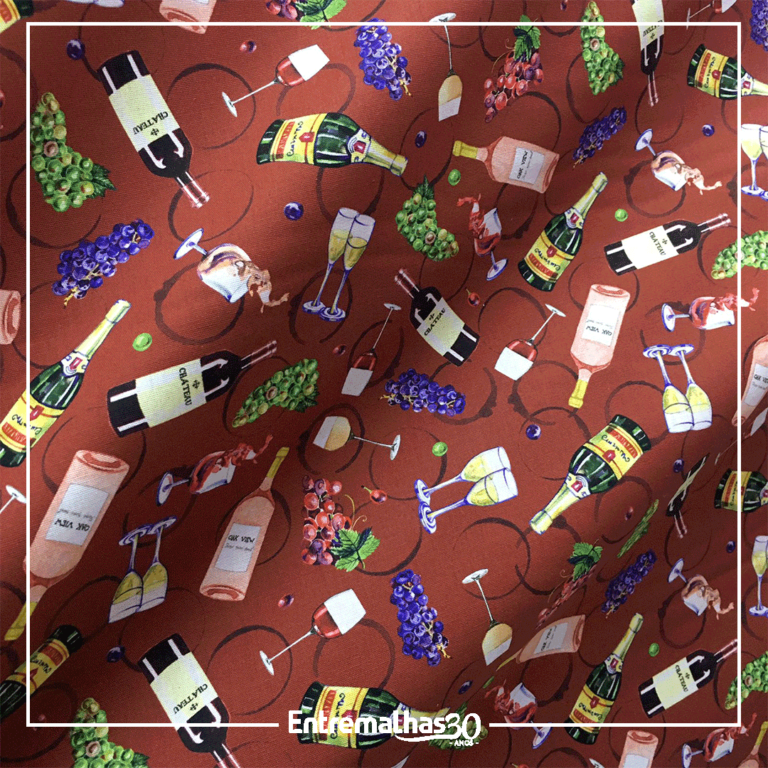 Tecido Tricoline Estampado