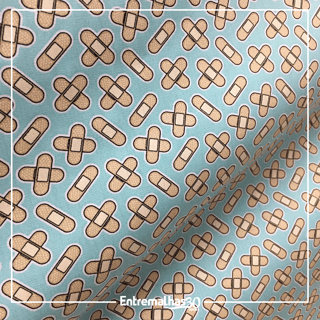 Tecido Tricoline Estampado