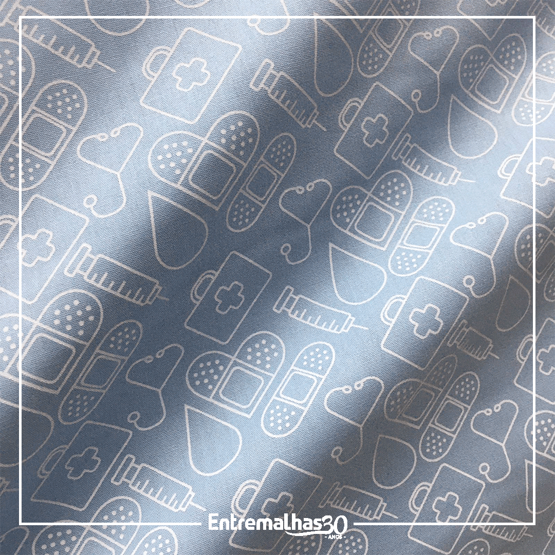 Tecido Tricoline Estampado