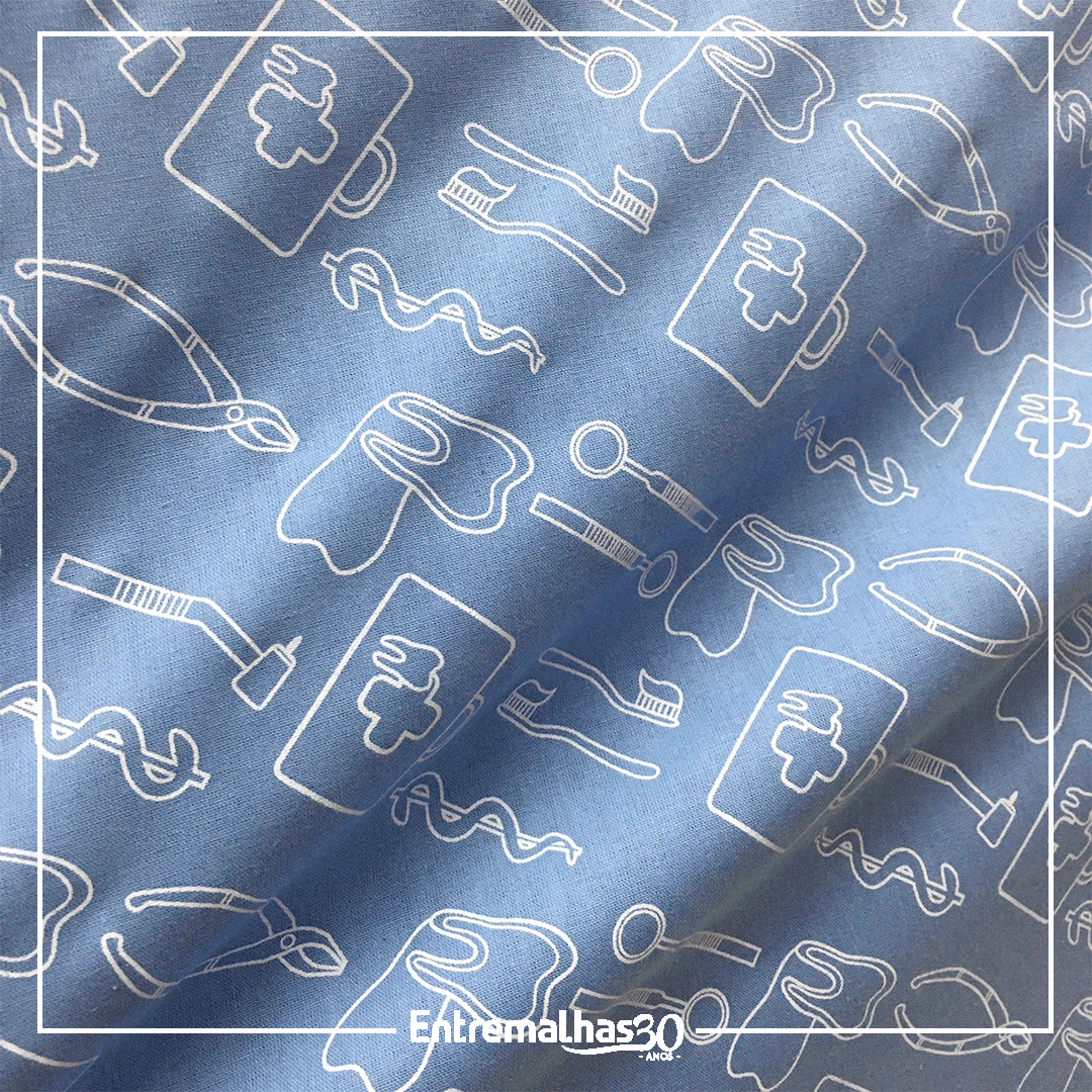 Tecido Tricoline Estampado