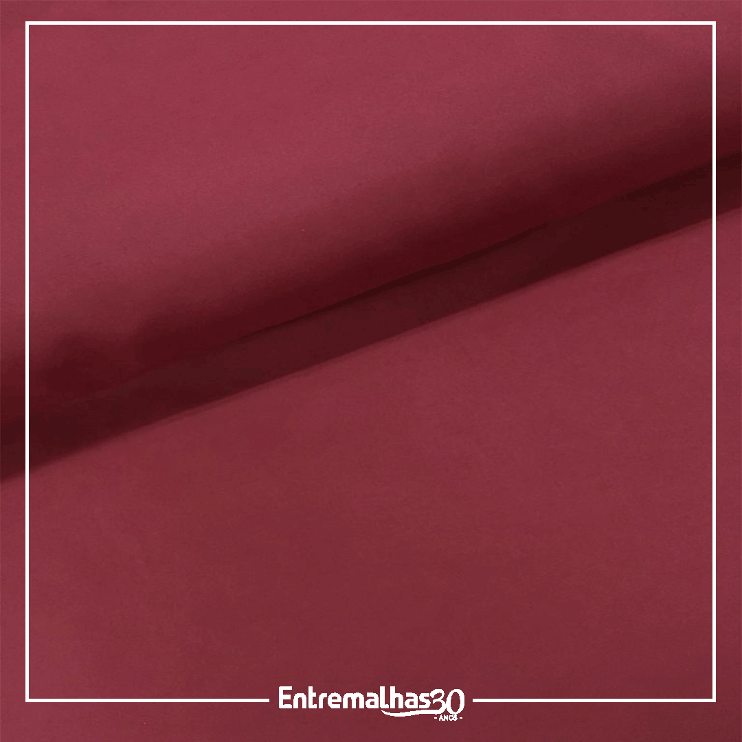 Tecido Lençol Percal Flex Liso - Marsala