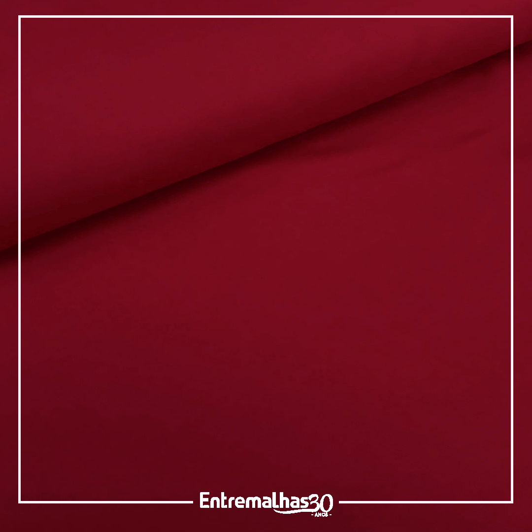 Tecido Lençol Percal Flex Liso - Vermelho