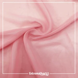 Tecido Musseline Silk - Rosa