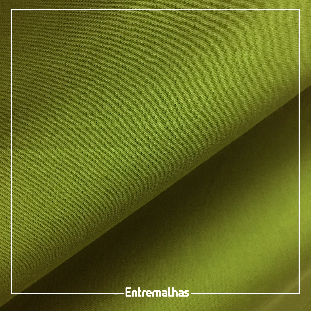 Tecido Tricoline Liso - Verde