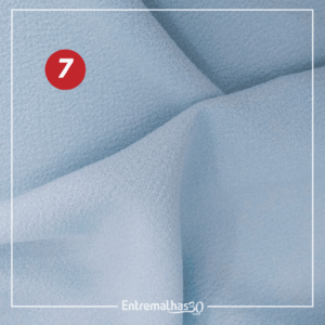 Tecido Crepe Argel Lycra - Azul