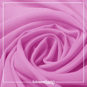 Tecido Crepe GGT Sabiá - Rosa
