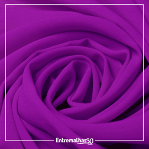 Tecido Crepe GGT Sabiá - Roxo