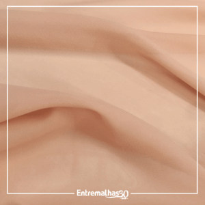 Tecido Crepe Chiffon - Nude
