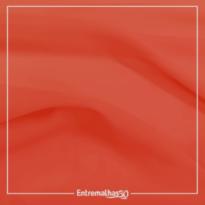 Tecido Crepe Chiffon - Laranja