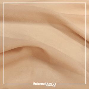 Tecido Crepe Chiffon - Nude
