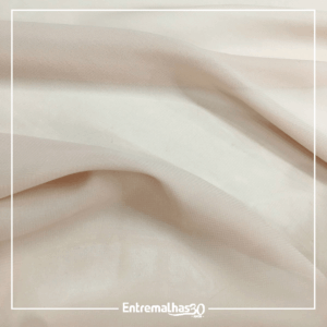 Tecido Crepe Chiffon - Nude