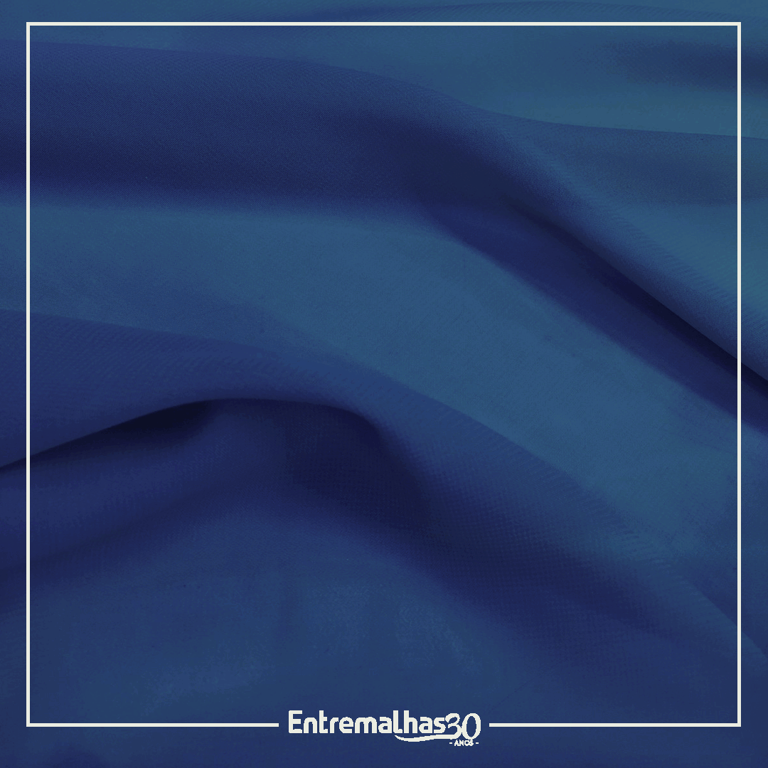 Tecido Crepe Chiffon - Azul