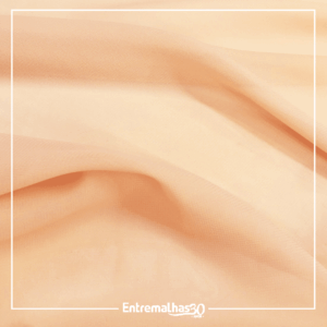 Tecido Crepe Chiffon - Nude