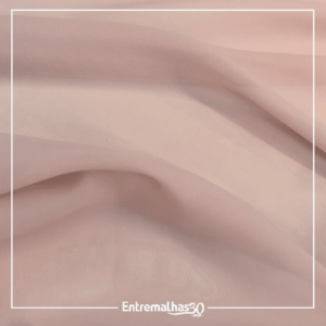 Tecido Crepe Chiffon - Rose