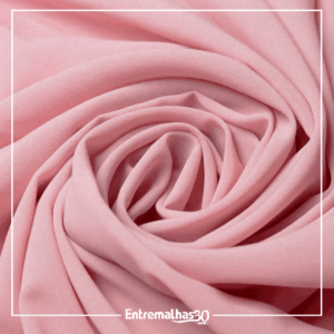 Tecido Crepe Chiffon Fluid - Rosa