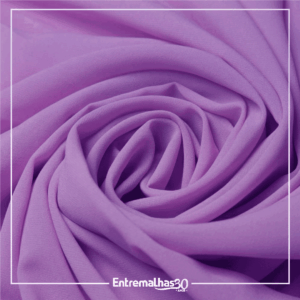 Tecido Crepe Chiffon Fluid - Lilás