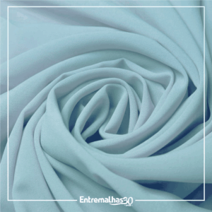 Tecido Crepe Chiffon Fluid - Azul