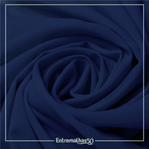 Tecido Crepe Chiffon Fluid - Azul