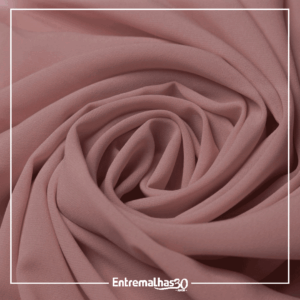 Tecido Crepe Chiffon Fluid - Rose