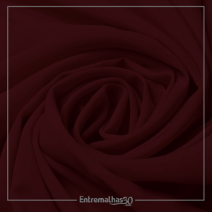 Tecido Crepe Chiffon Fluid - Marsala