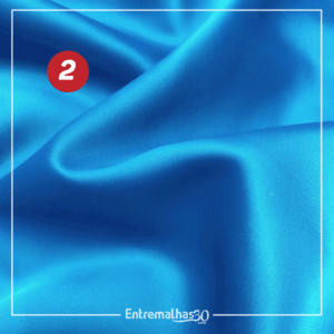 Tecido Dull Satin - Azul