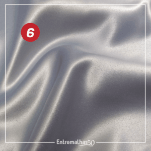 Tecido Dull Satin - Cinza