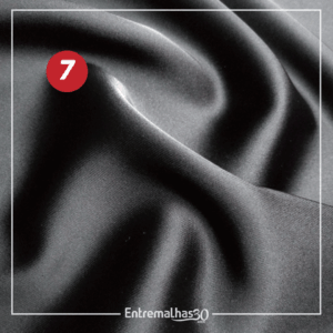 Tecido Dull Satin - Preto